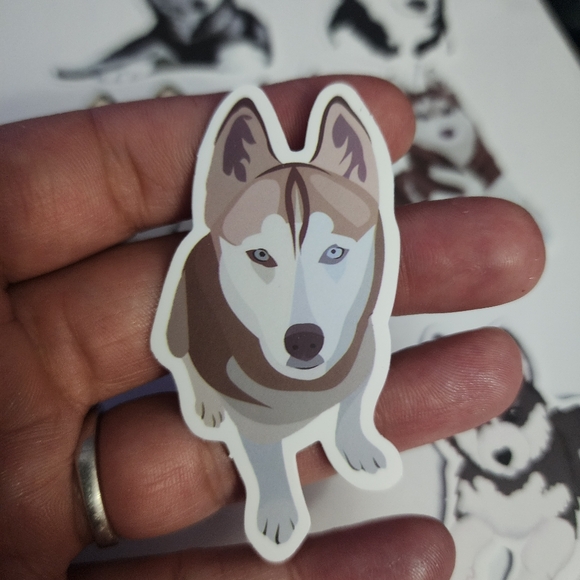 ♠️10/$10♠️ Cute Husky Stickers - Picture 5 of 6